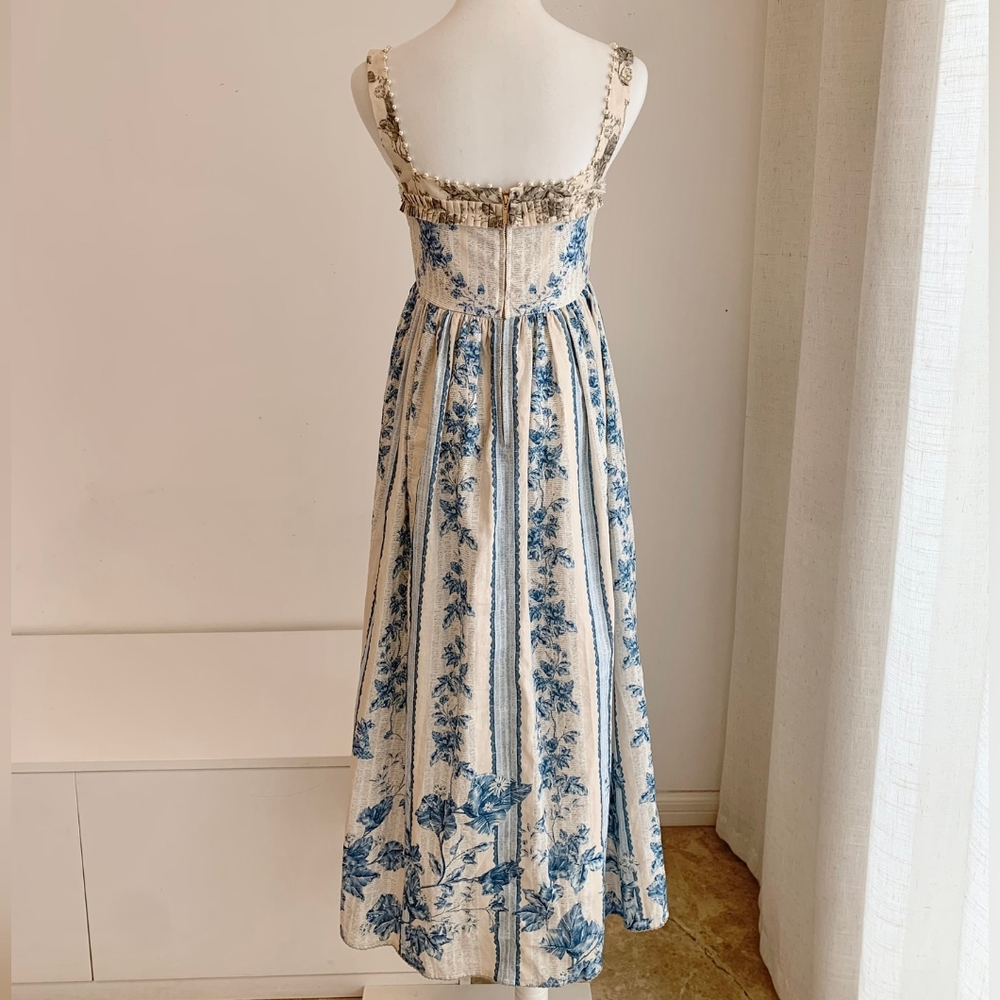 Agua By Agua Bendita Barbara Midi Dress in Bougainvillea - Picture 10 of 14